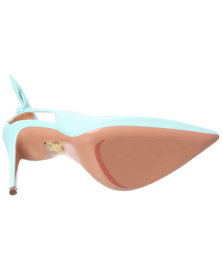 Aquazzura Bow-Tie Leather Pump