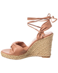 Aquazzura Logo Leather Sandal