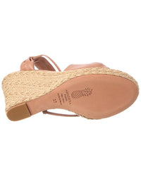 Aquazzura Logo Leather Sandal