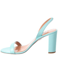 Aquazzura Logo Leather Sandal