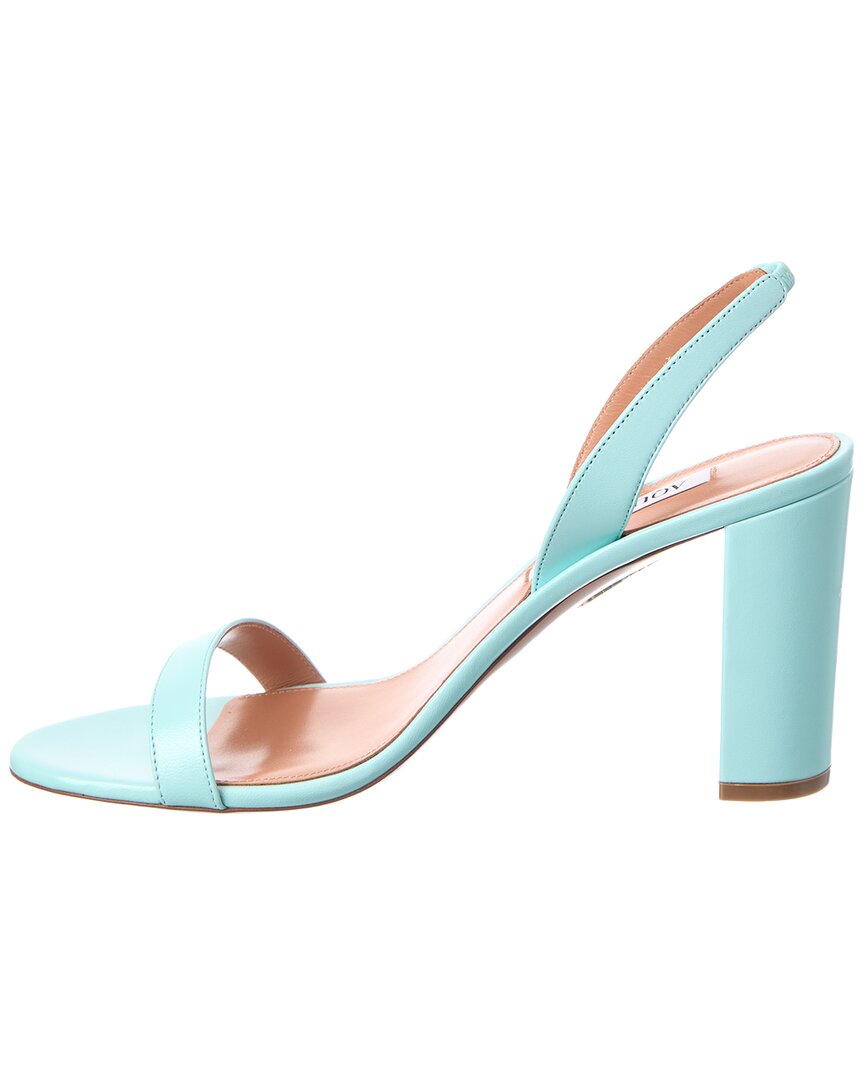 Aquazzura Logo Leather Sandal