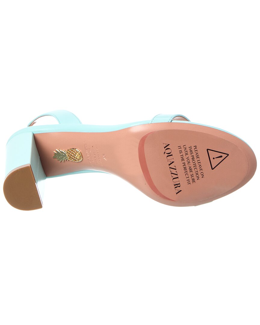 Aquazzura Logo Leather Sandal