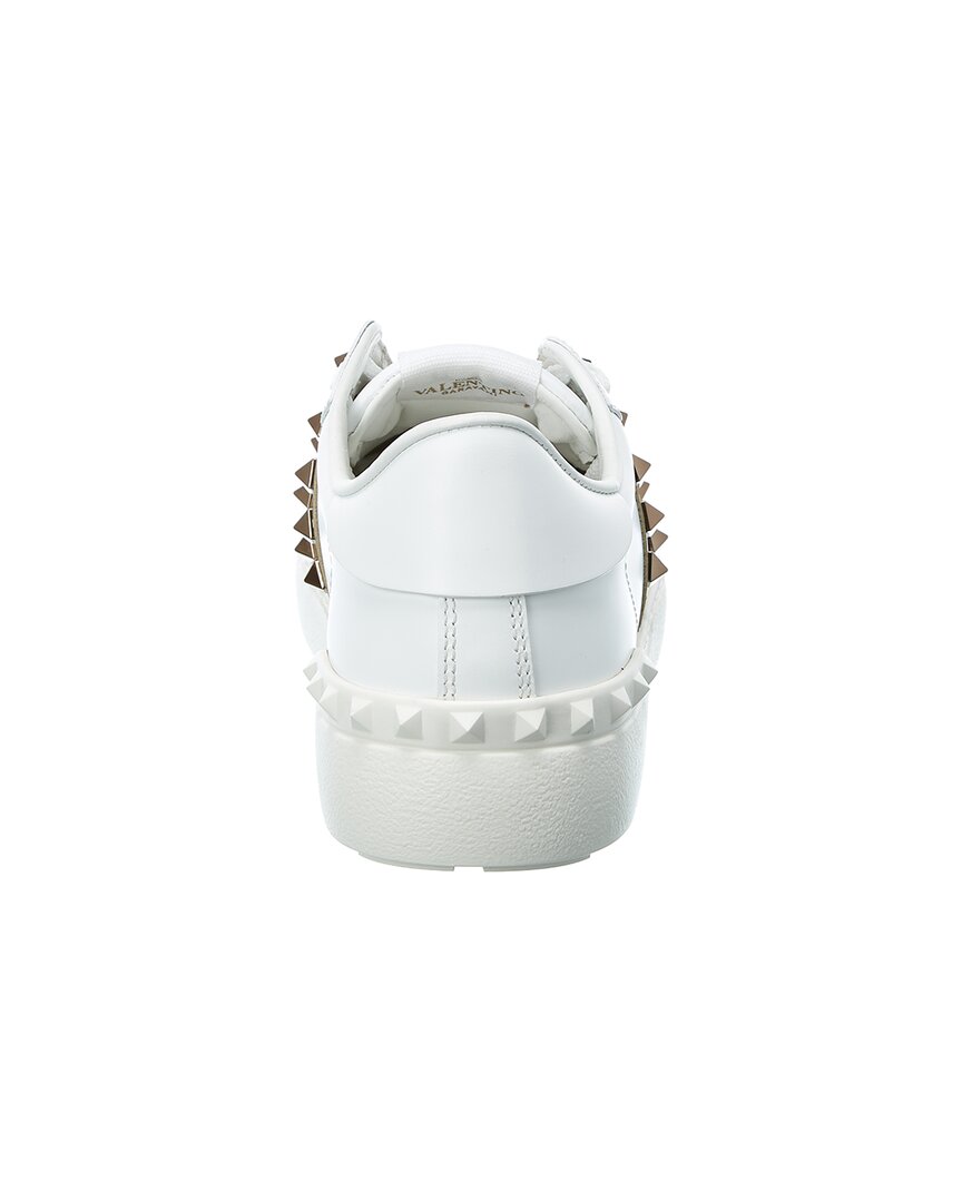 Valentino Rockstud Untitled Leather Sneaker