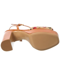 Valentino Vlogo 115 Canvas Platform Sandal