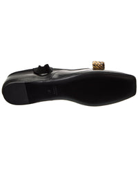 Gucci Double G Leather Ballet Flat