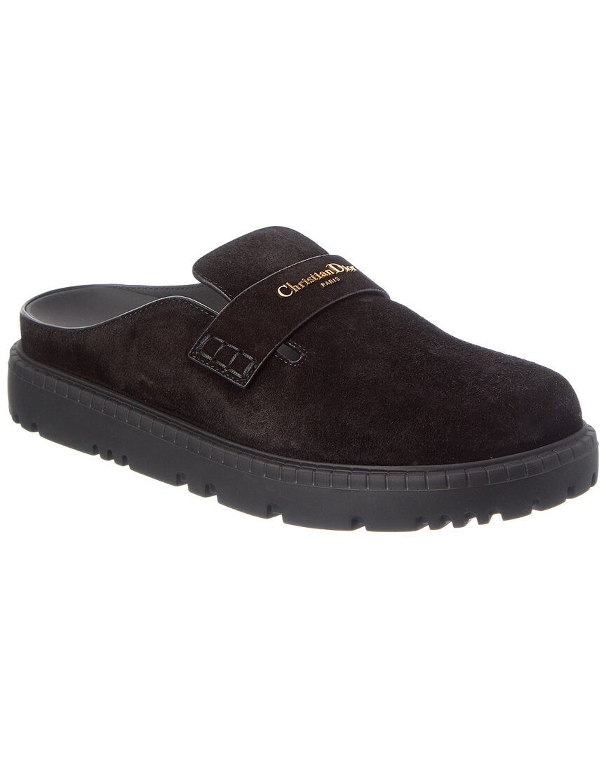 Dior Logo Suede Mule