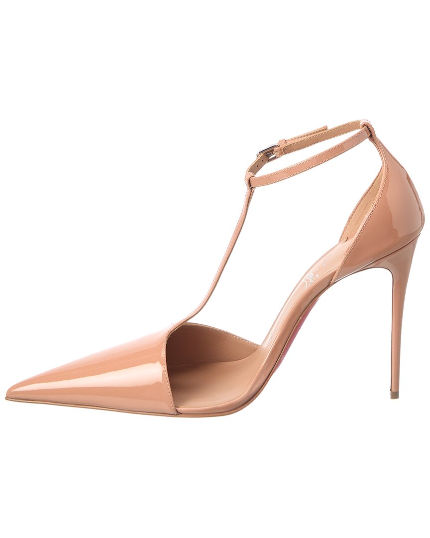 Christian Louboutin Logo Leather Pump