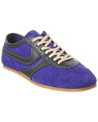 Dries Van Noten Suede & Leather Paneled Sneaker