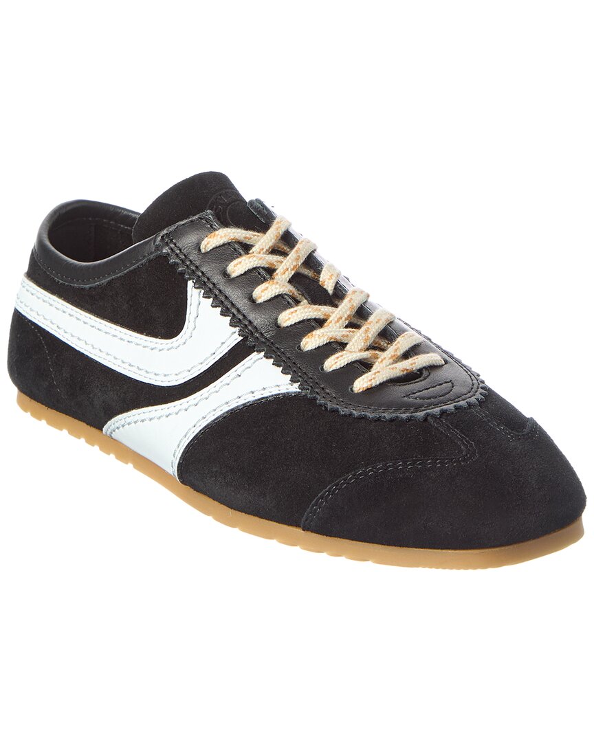 Dries Van Noten Suede & Leather Paneled Sneaker