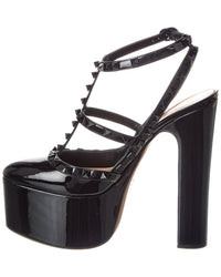 Valentino Valentino Rockstud Caged Patent Pump