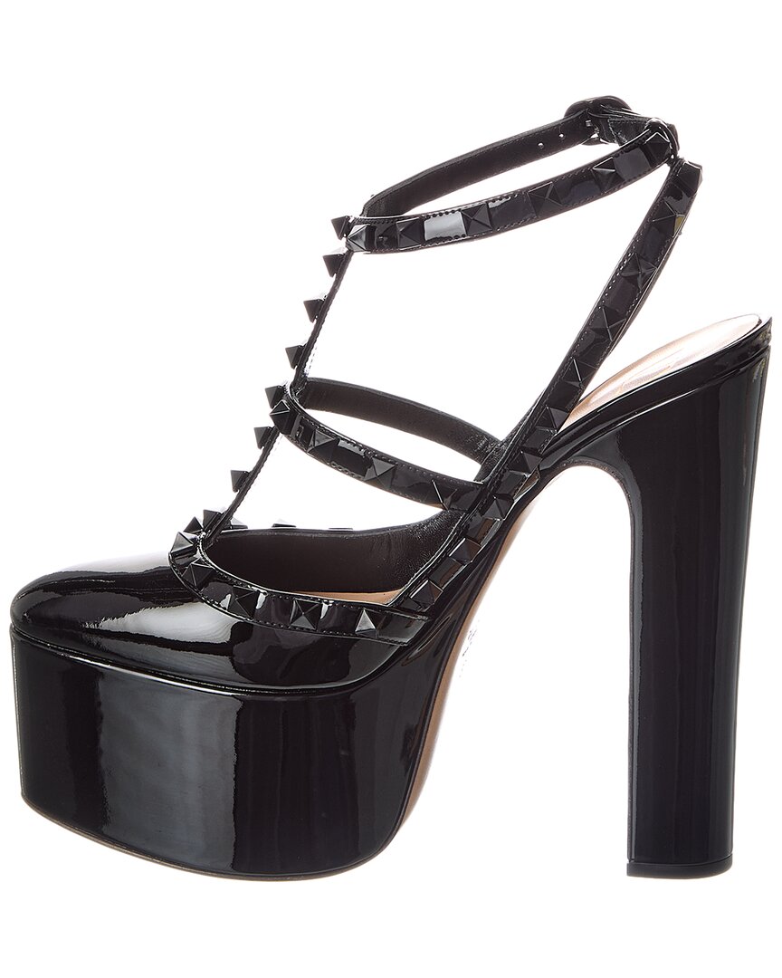 Valentino Valentino Rockstud Caged Patent Pump