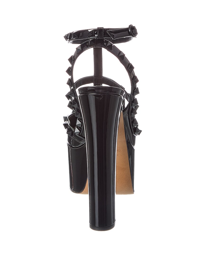 Valentino Valentino Rockstud Caged Patent Pump