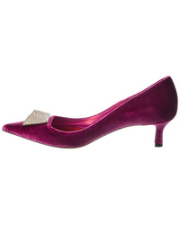 Valentino Valentino Roman Stud Velvet Pump