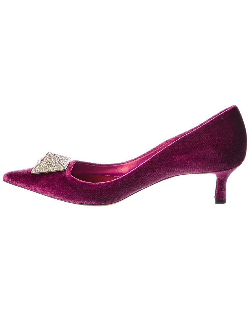 Valentino Valentino Roman Stud Velvet Pump