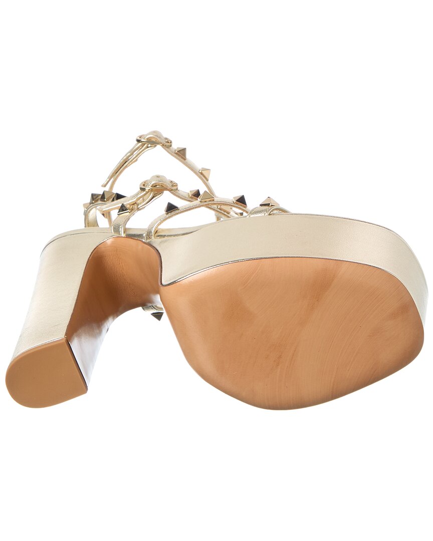 Valentino Rockstud Caged Leather Sandal
