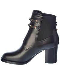 Valentino Rockstud 70 Leather Bootie