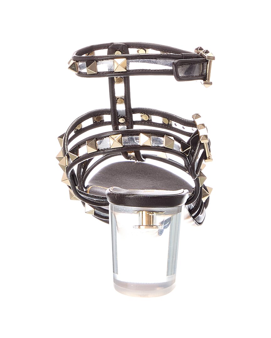 Valentino Rockstud Caged Leather Sandal