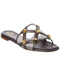 Valentino Valentino Roman Stud Leather Sandal