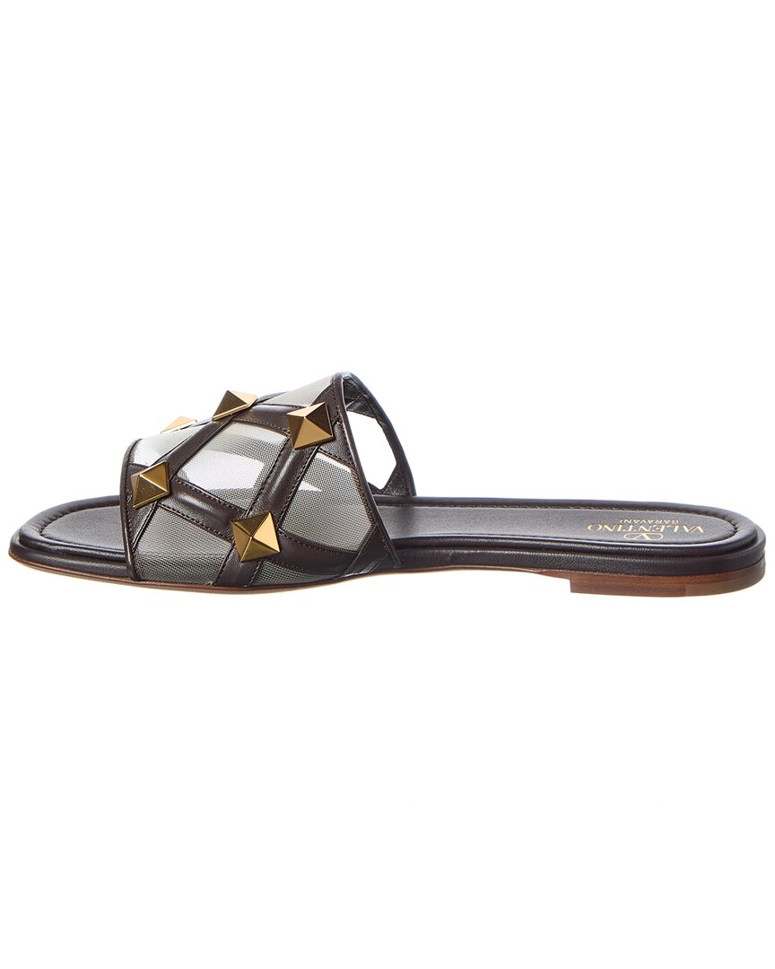 Valentino Valentino Roman Stud Leather Sandal