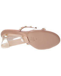 Valentino Rockstud Patent Sandal