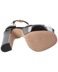 Valentino Go 155 Patent Platform Sandal