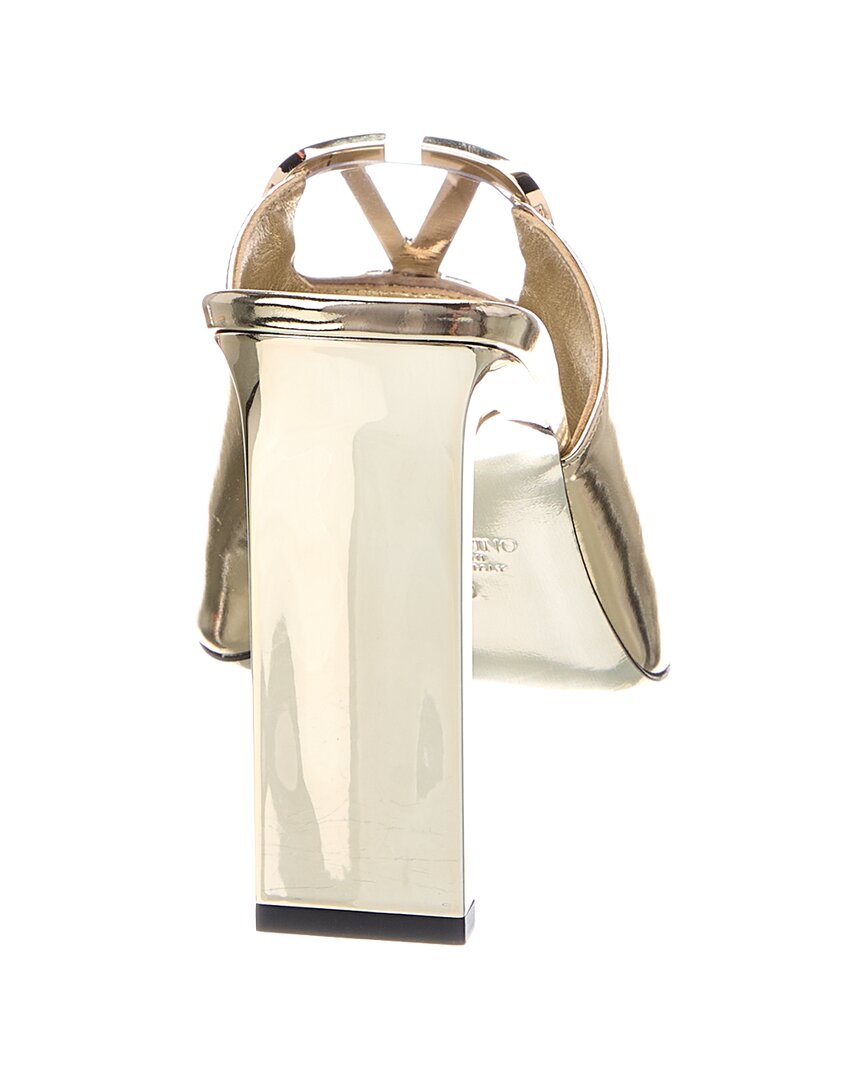 Valentino Valentino Vlogo Signature Patent Sandal