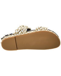 Valentino Rope & Leather Sandal