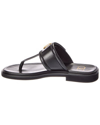 Valentino Vlogo Signature Leather Sandal
