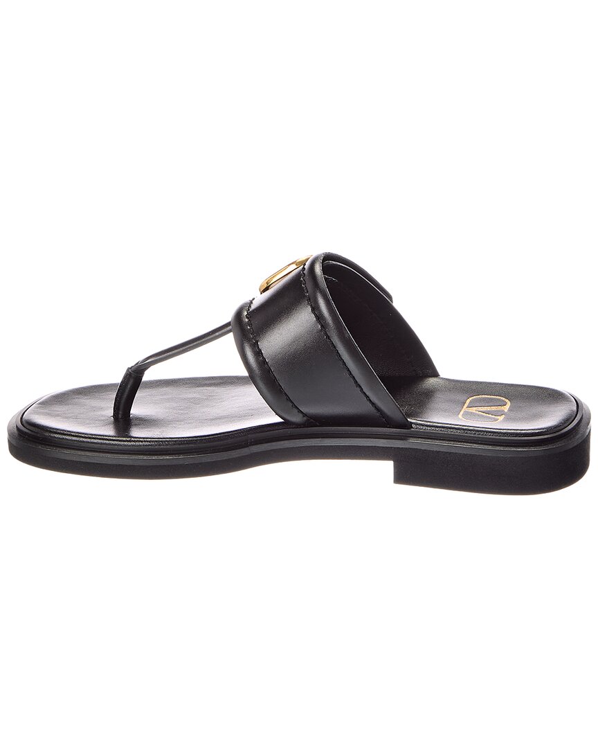 Valentino Vlogo Signature Leather Sandal