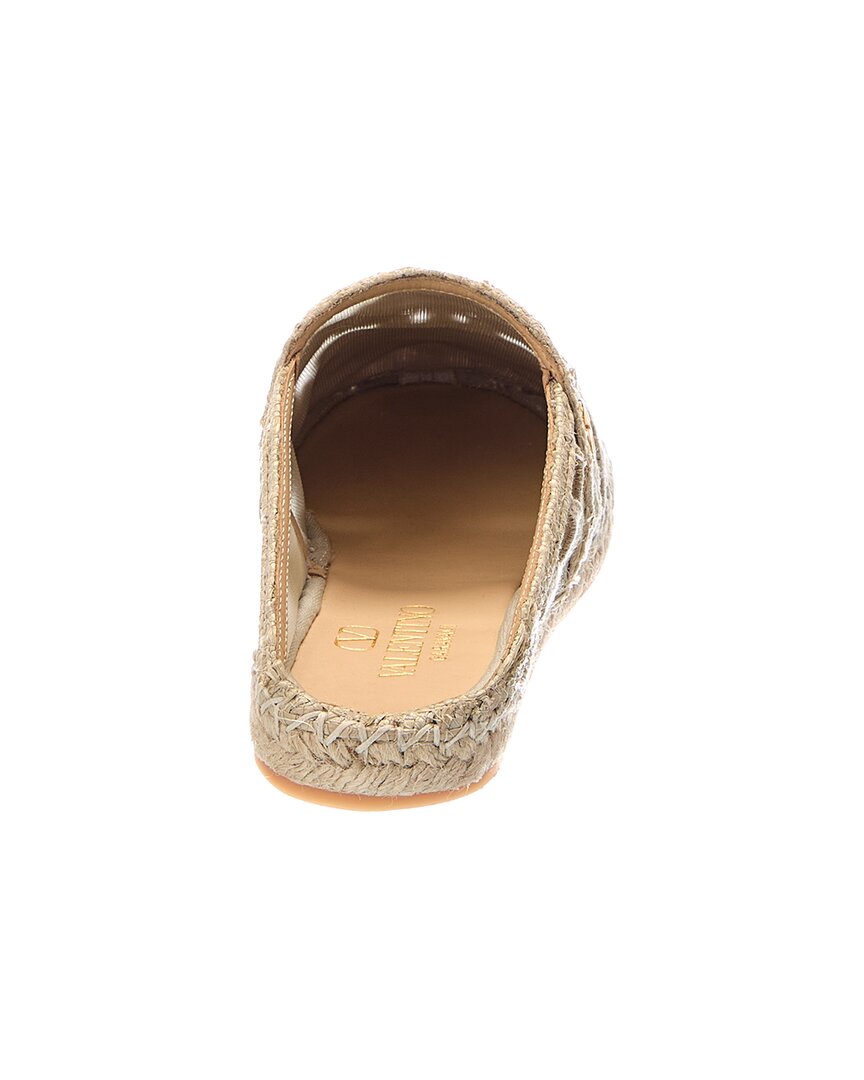 Valentino Vlogo Signature Canvas Mule