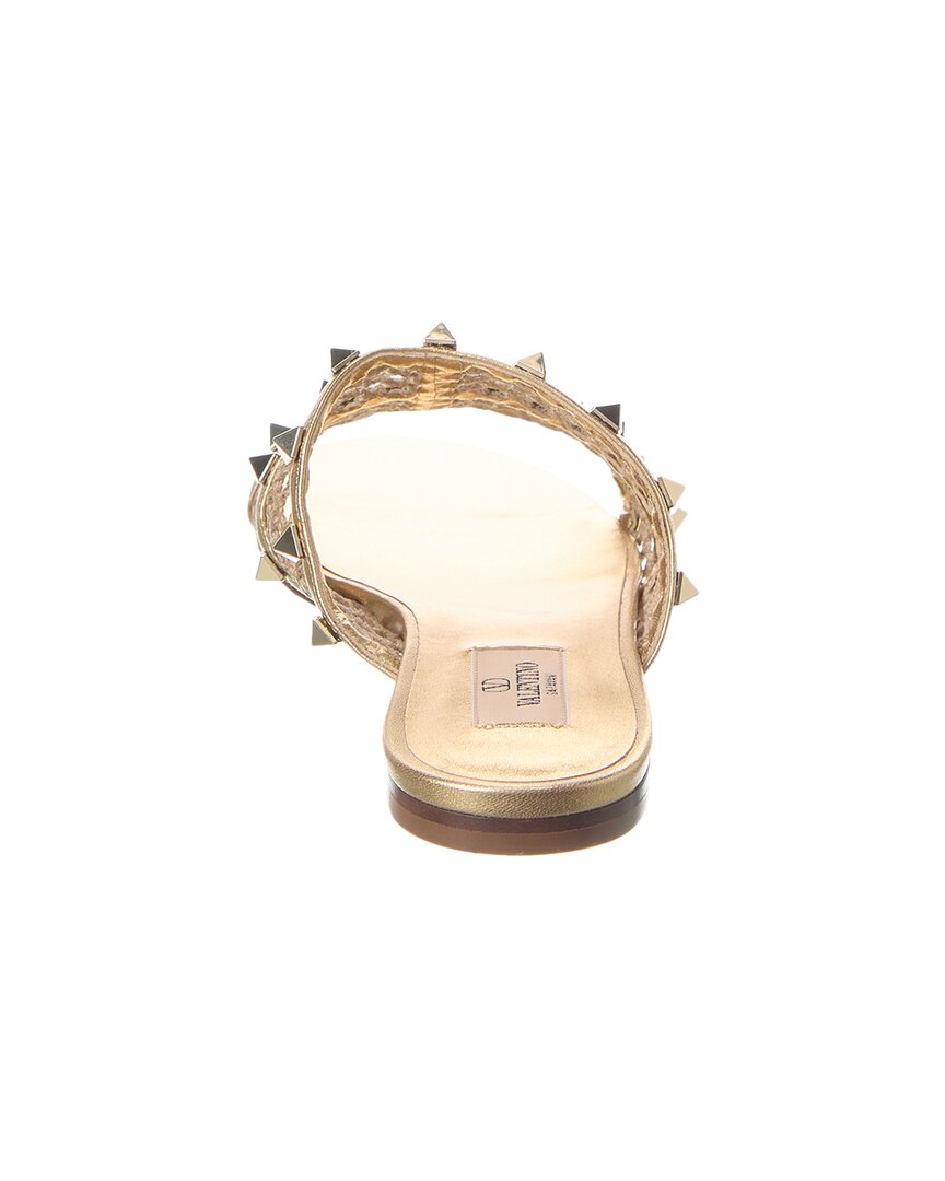Valentino Valentino Rockstud Mesh & Leather Sandal