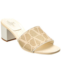 Valentino Valentino Vlogo 50 Toile Iconographe Canvas Sandal