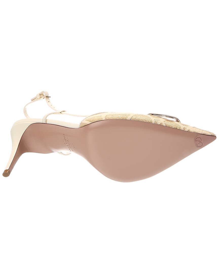 Valentino Vlogo Signature Leather Pump