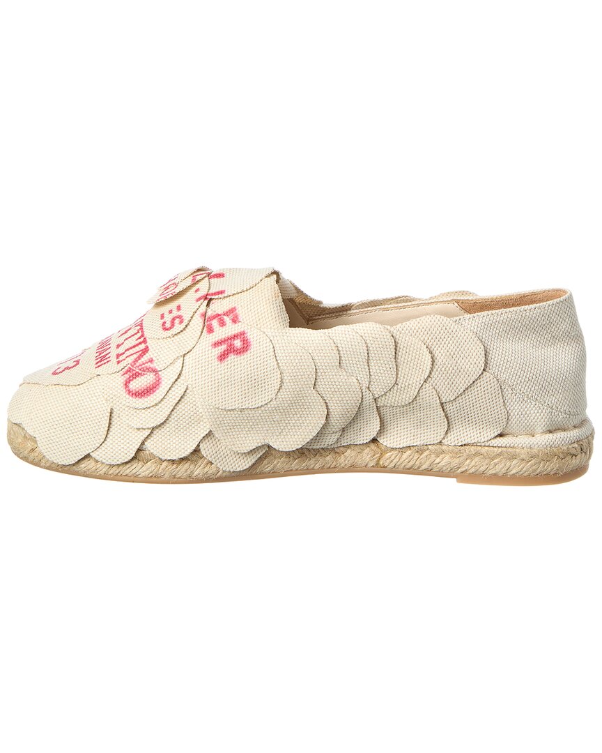Valentino Vlogo Signature Canvas Espadrille