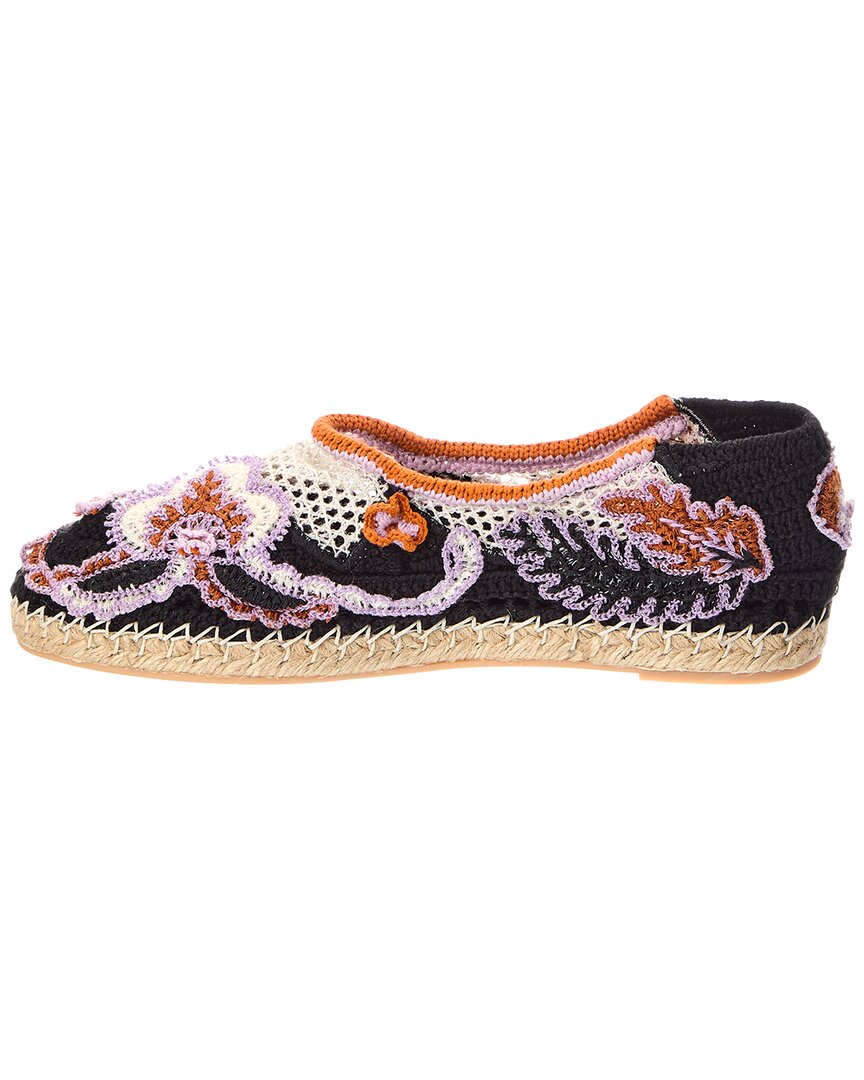 Valentino Vlogo Signature Crochet Espadrille