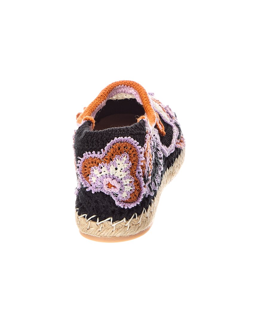 Valentino Vlogo Signature Crochet Espadrille
