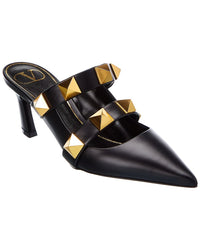 Valentino Valentino Roman Stud 65 Leather Mule