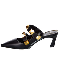 Valentino Valentino Roman Stud 65 Leather Mule