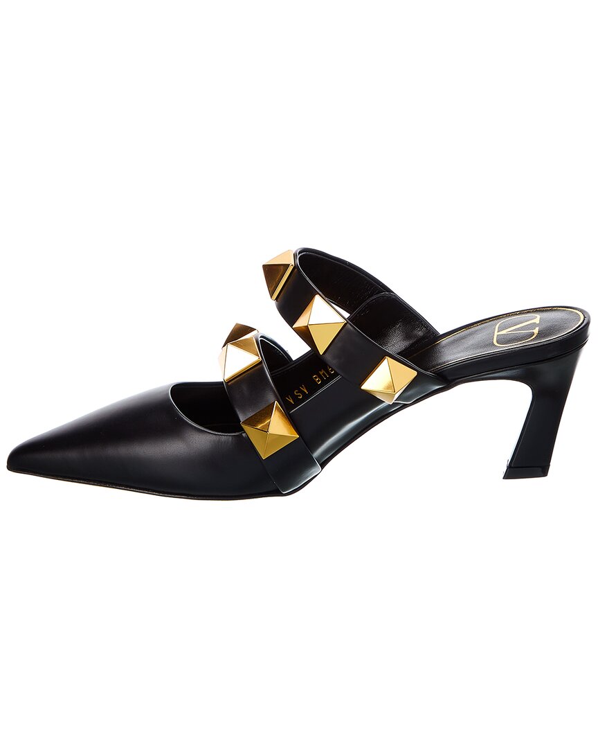 Valentino Valentino Roman Stud 65 Leather Mule