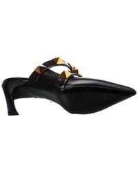Valentino Valentino Roman Stud 65 Leather Mule