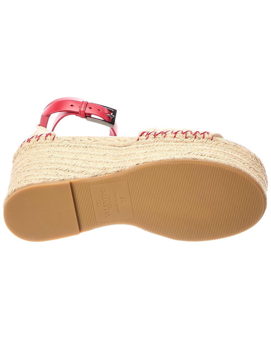 Valentino Vlogo Signature Canvas Sandal