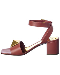 Valentino Valentino One Stud 60 Leather Sandal