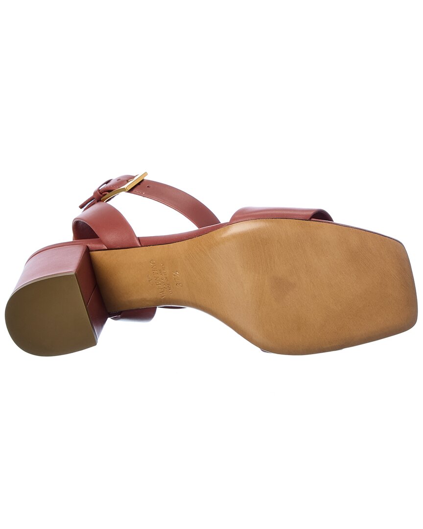 Valentino Valentino One Stud 60 Leather Sandal