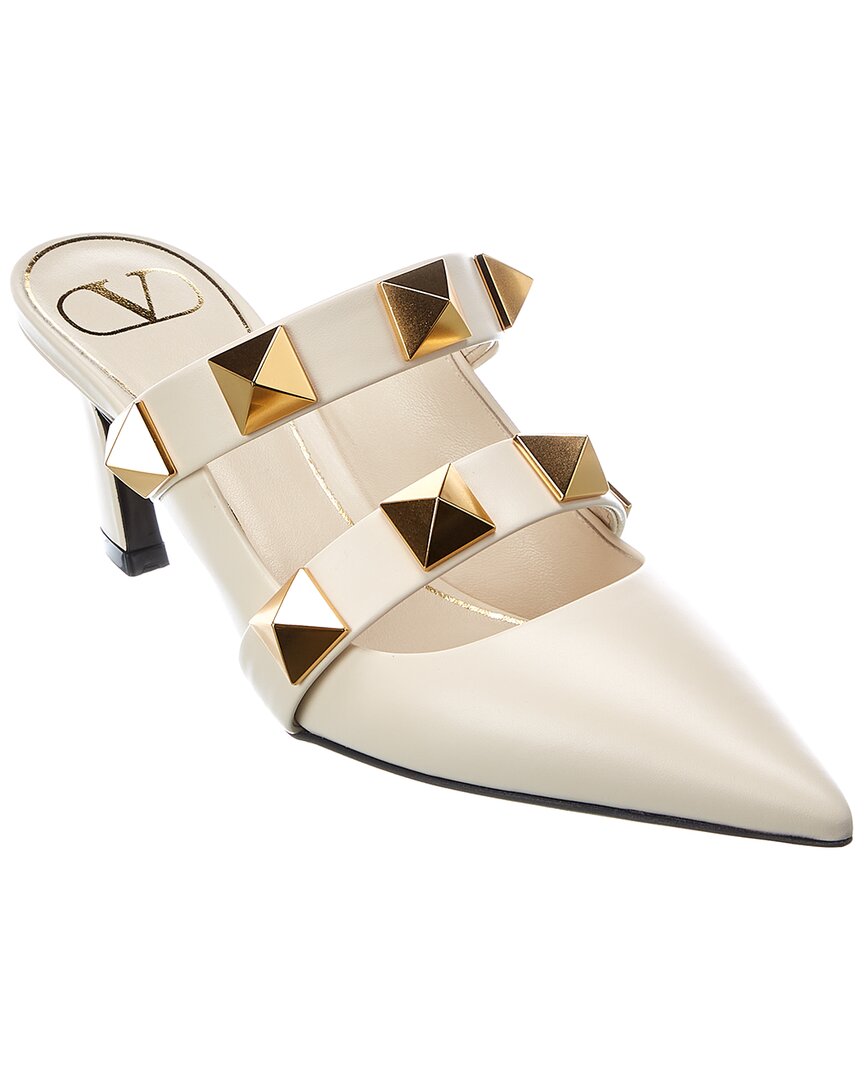 Valentino Valentino Roman Stud 65 Leather Mule