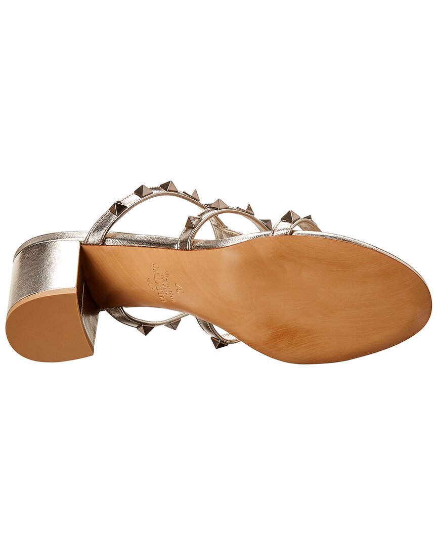 Valentino Valentino Rockstud Caged 60 Leather Sandal