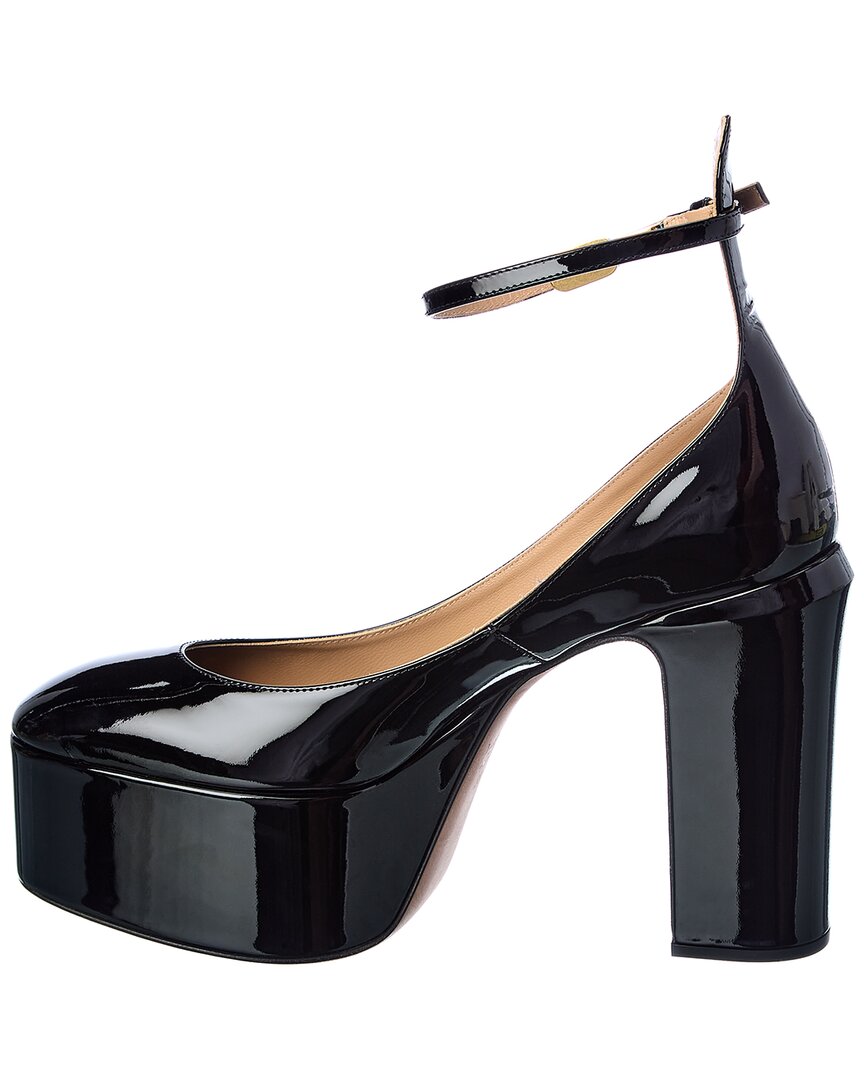 Valentino Vlogo 120 Patent Ankle Strap Platform Pump