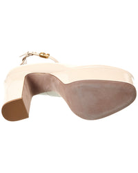 Valentino Vlogo 120 Patent Ankle Strap Platform Pump