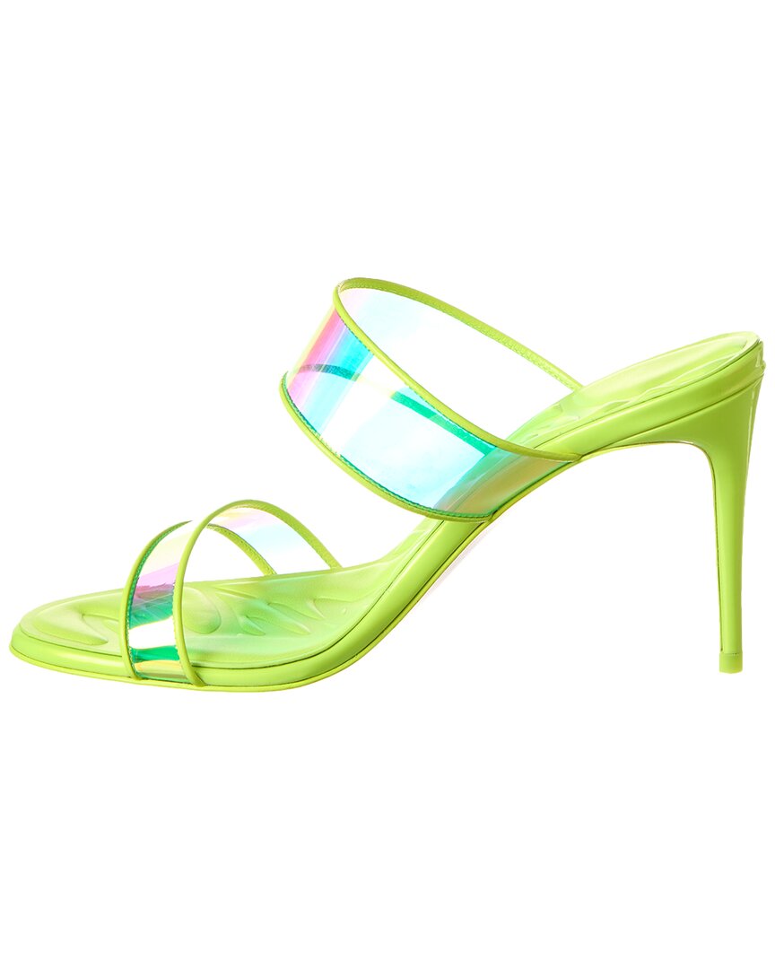 Christian Louboutin Christian Louboutin Just Loubi 85 Vinyl & Leather Sandal