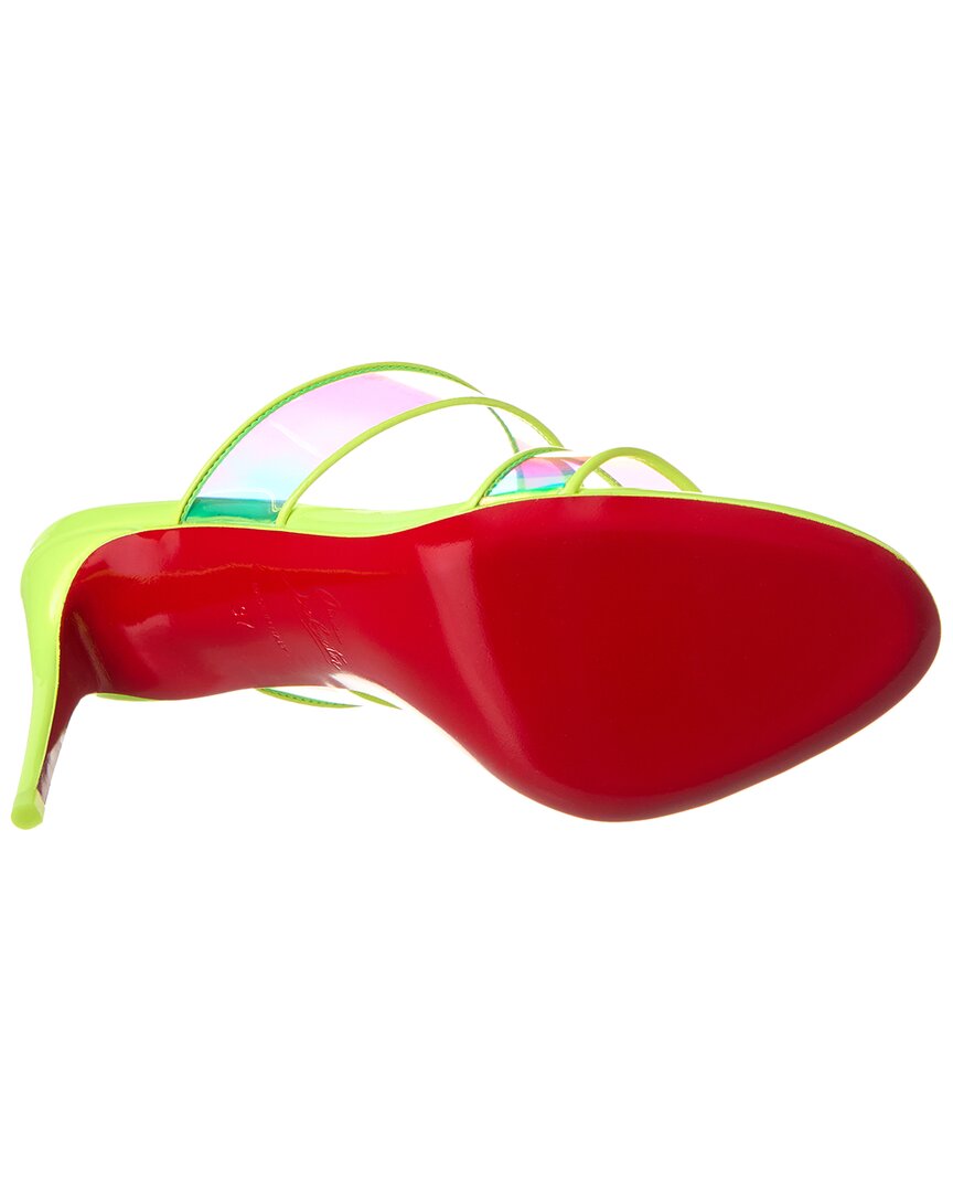 Christian Louboutin Christian Louboutin Just Loubi 85 Vinyl & Leather Sandal