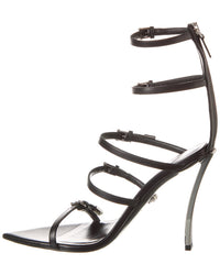 Versace Pin-Point Leather Sandal